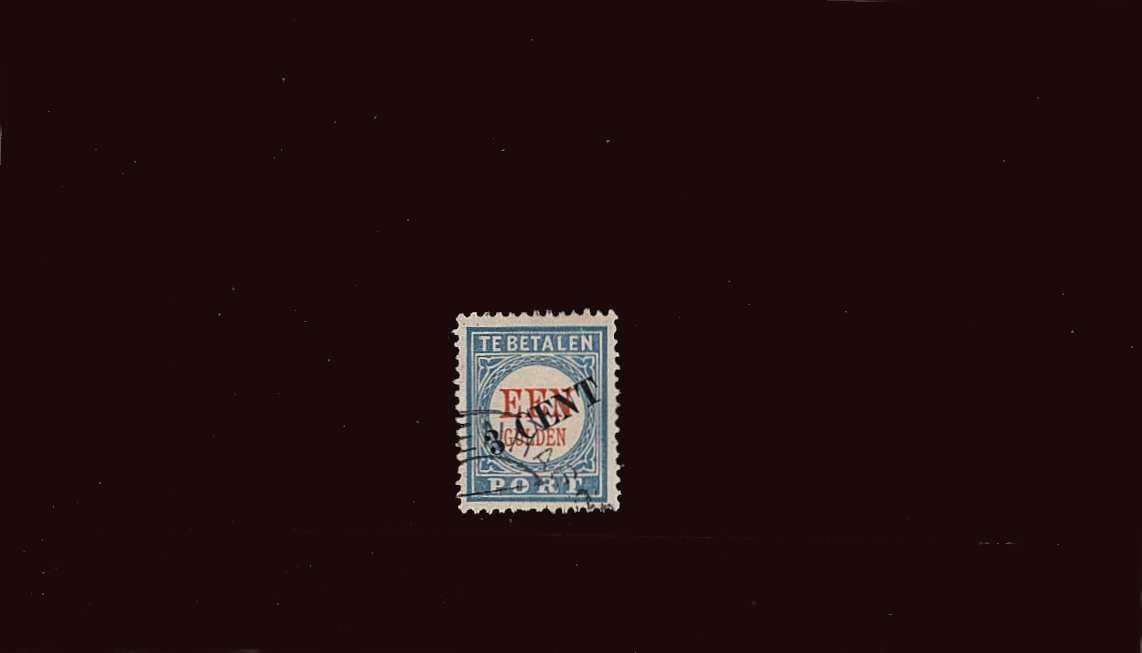 3c Surcharge on 1g  Postage Due - TYPE III.<br/>A superb fine used single.<br/>
SG Cat £44