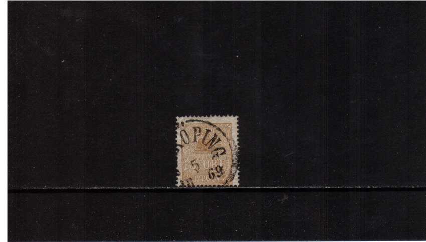 3o Bistre-Brown - Type II - superb fine used with the cancel well clear of the design that shows this stamp is Type II. Pertty! SG Cat �0