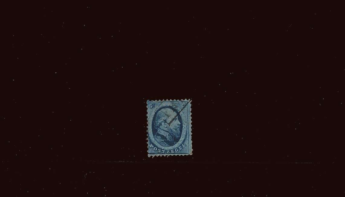 5c Blue<br/>
A fine used single.<br/>
SG Cat £25