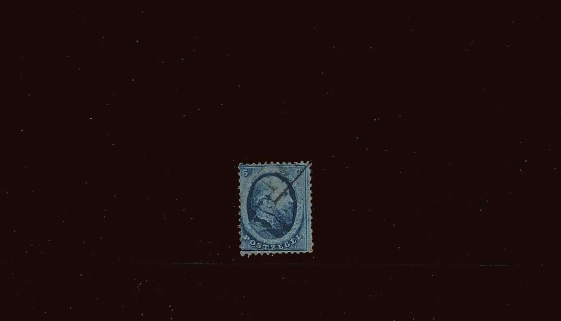 5c Blue<br/>
A fine used single.<br/>
SG Cat £25