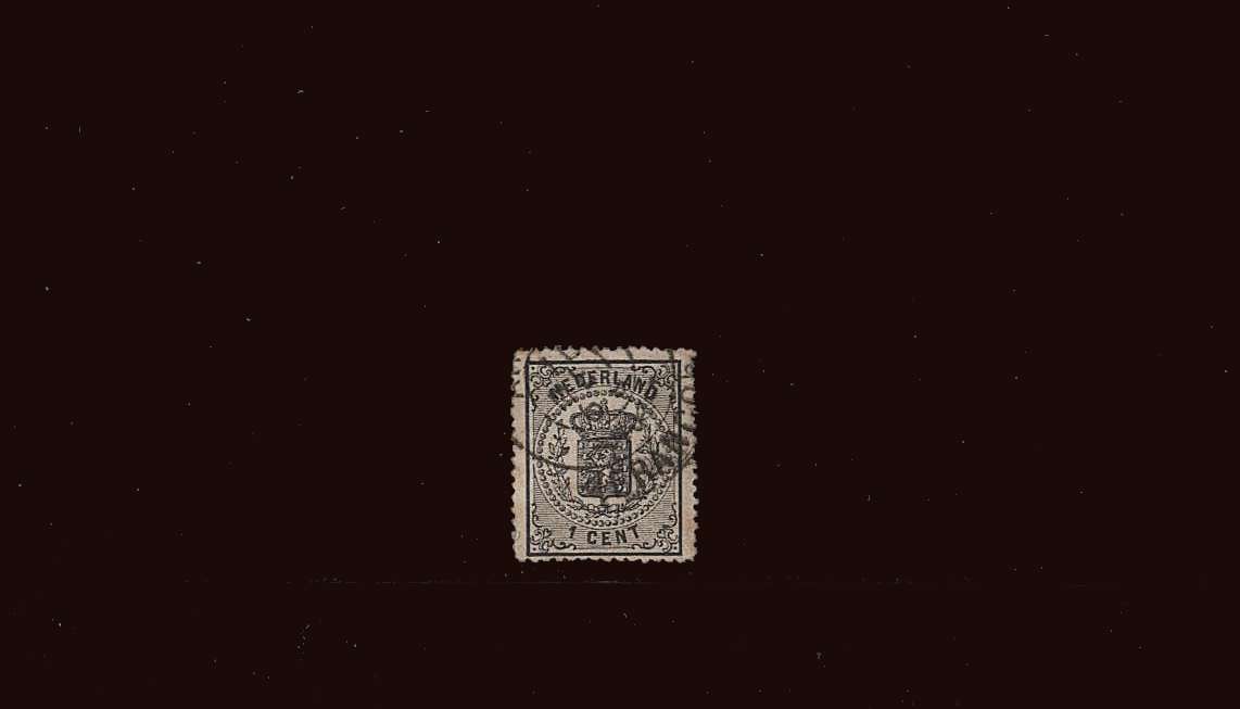 1c Black<br/>
A fine used stamp<br/>
SG Cat £110