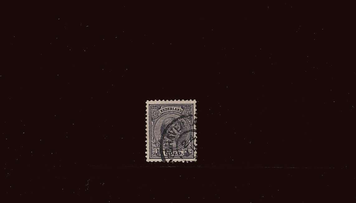 1g Slate-Violet<br/>
A Superb fine used single<br/>
SG Cat 120