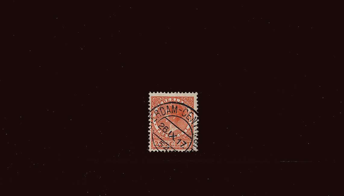 22½c Red-Orange<br/>
A superb fine used single.<br/>
SG Cat £29