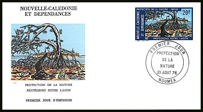 Nature Protection single on illustrated First Day Cover.<br/>
Note no premium has been applied because its a FDC - Item is priced on the used value only.