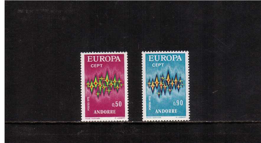 EUROPA - Communications set of two<br/>
SG Cat 37.00