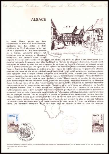 Regions of France - Alsace
<br/><b>Document number:  10-77 </b>