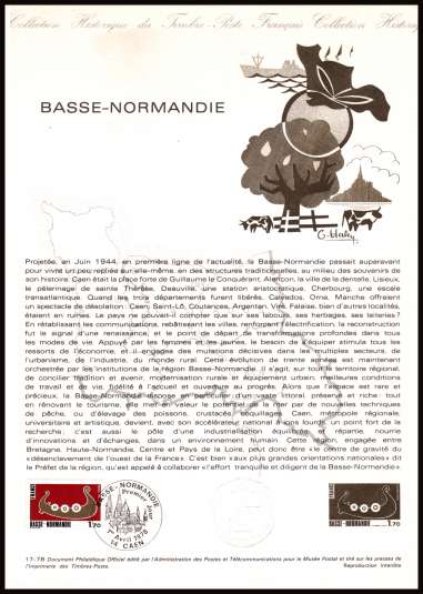 Regions of France - Basse-Normandie
<br/><b>Document number:  17-78 </b>