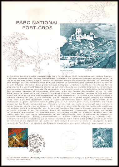 Port Cros National Park
<br/><b>Document number:  20-78 </b>