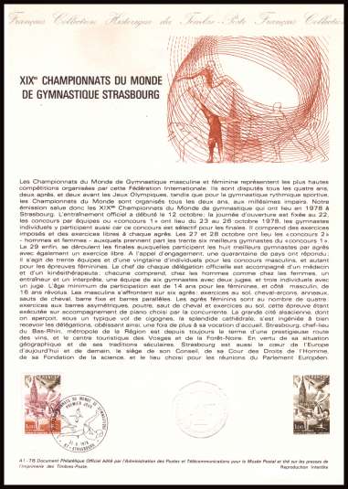 World Gymnastics Championships
<br/><b>Document number:  41-78 </b>