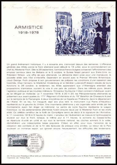60th Anniversary of Armistace - Railway
<br/><b>Document number:  44-78 </b>