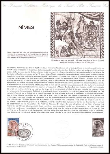 Tourist Publicity - Nimes
<br/><b>Document number:   14-81 </b>