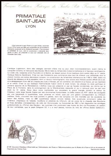 Tourist Publicity - St. John's, Lyon
<br/><b>Document number:   21-81 </b>