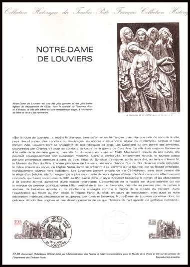 Tourist Publicity - Notre Dame Church, Louviers
<br/><b>Document number:   37-81 </b>