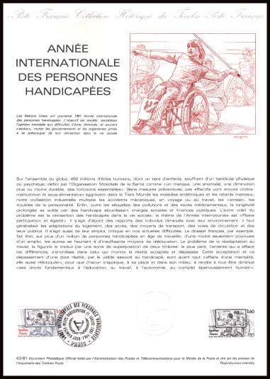 International Year of Disabled
<br/><b>Document number:  43-81 </b>