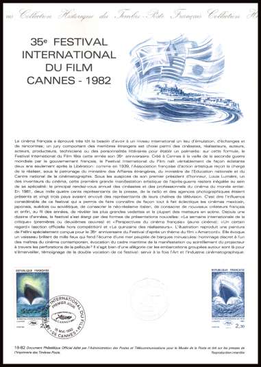 International Film Festival, Cannes
<br/><b>Document number:  18-82 </b>