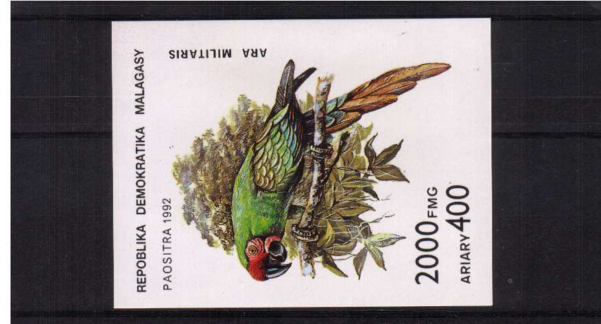 Parrots Birds minisheet superb unmounted mint.