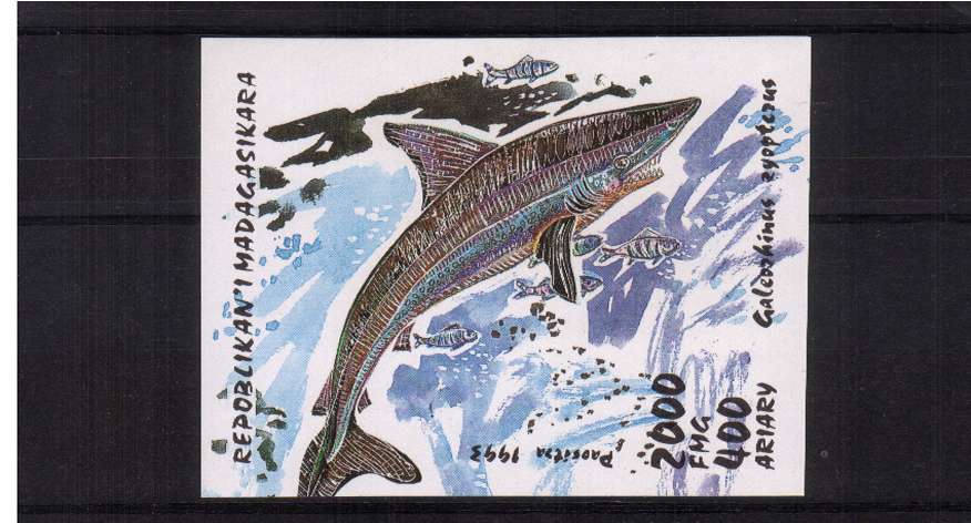 Sharks minisheet superb unmounted mint.