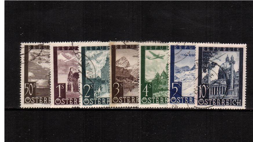Airs set of seven superb fine used