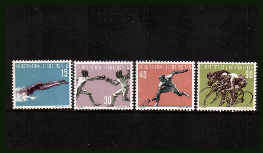 Sports set of four superb unmounted mint.