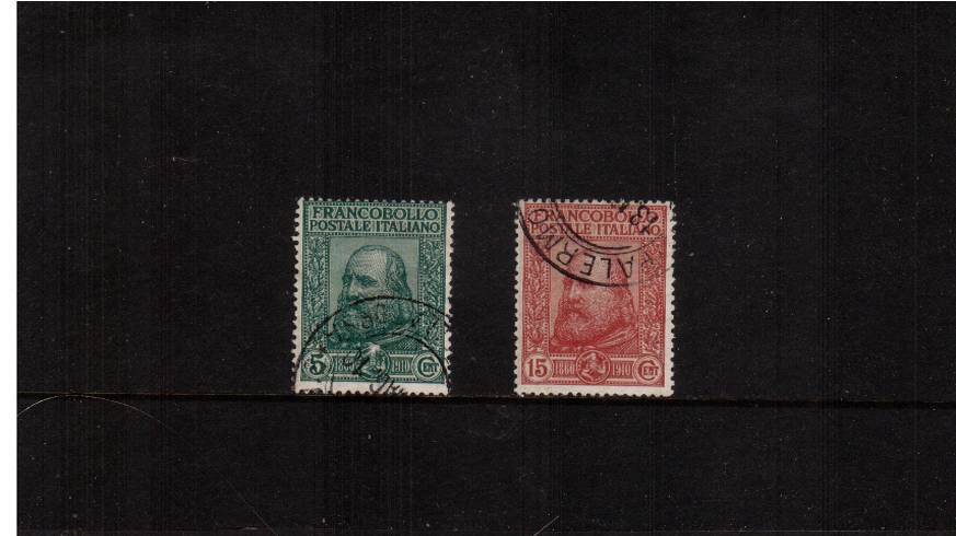 50th Anniversary of Plebiscite in Naples and Sicily<br/>A superb fine used set of two. SG Cat £102