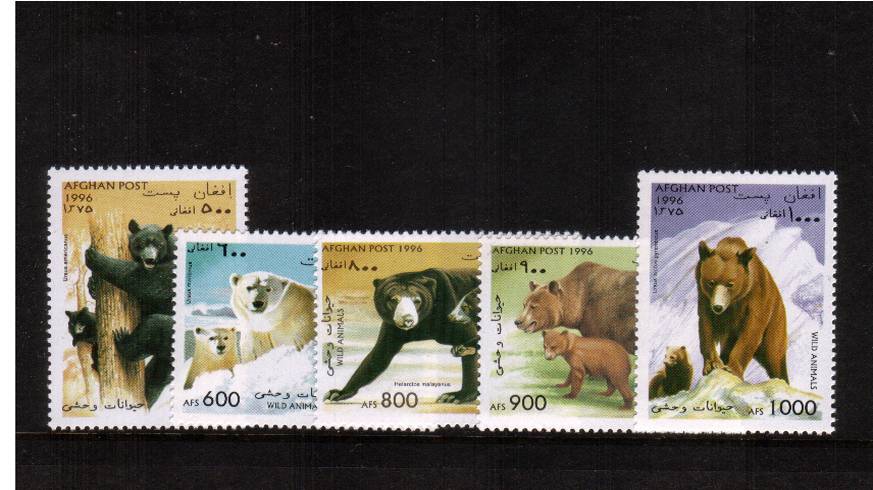 Bears set of five