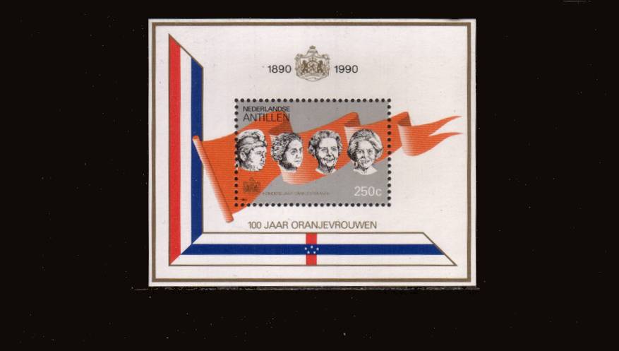 Queens of the House of Orange<br/>
A superb unmounted mint minisheet