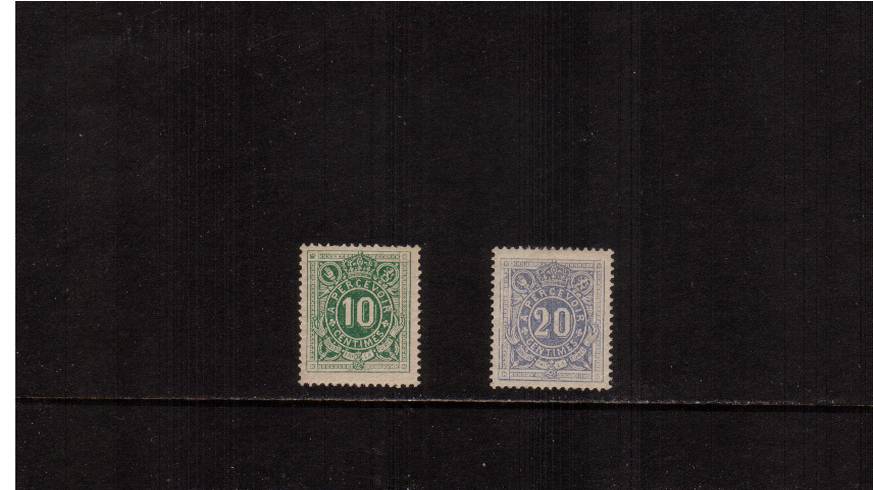 The POSTAGE DUE set of two.<br/>The 10c is unmounted and the 20c is very lightly mounted.<br/>SG Cat 105