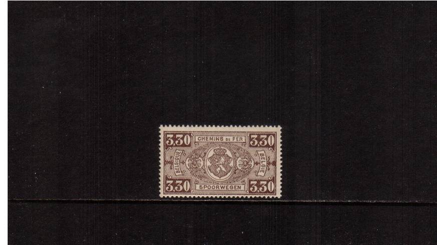 3f.30 Brown<br/>
A superb unmounted mint single